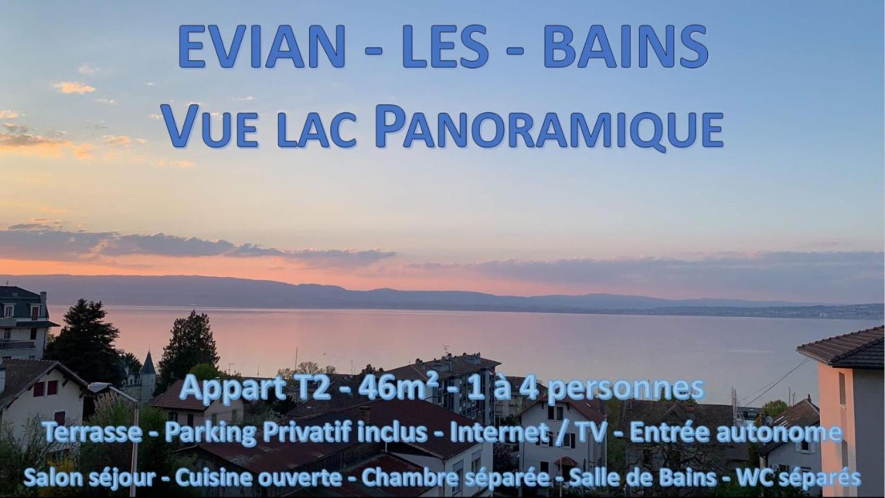 Vue Lac Panoramique Apartment Évian-les-Bains Exterior foto