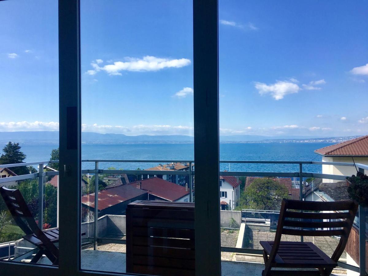Vue Lac Panoramique Apartment Évian-les-Bains Exterior foto